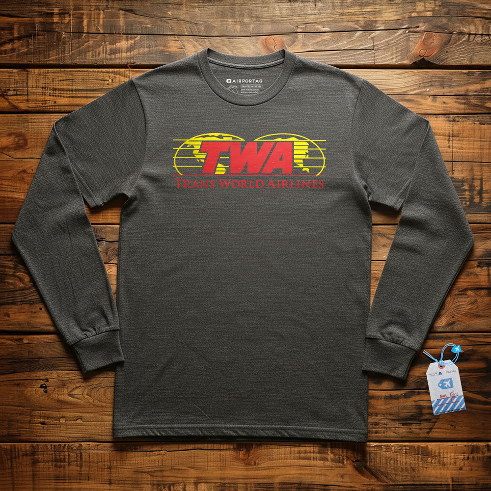 TWA Trans World Airlines - Long Sleeve T-Shirt