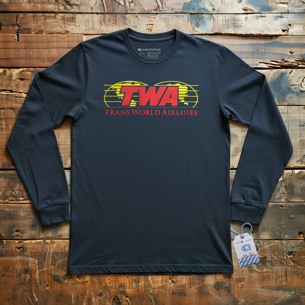 TWA Trans World Airlines - Long Sleeve T-Shirt