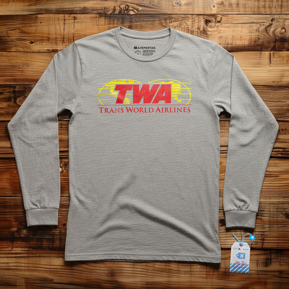 TWA Trans World Airlines - Long Sleeve T-Shirt