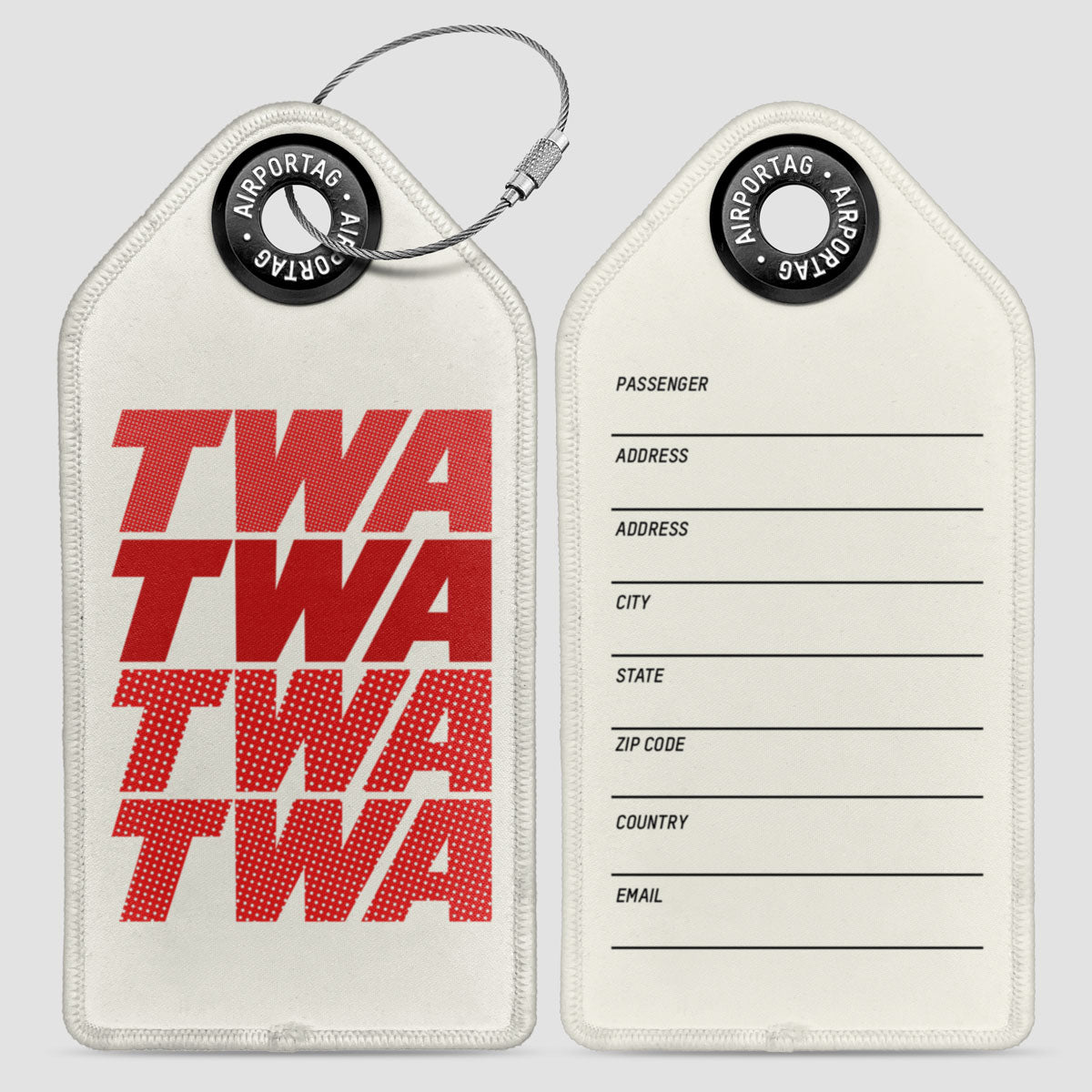 TWA Fading - Luggage Tag