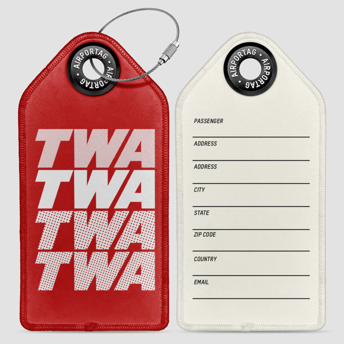 TWA Fading - Luggage Tag