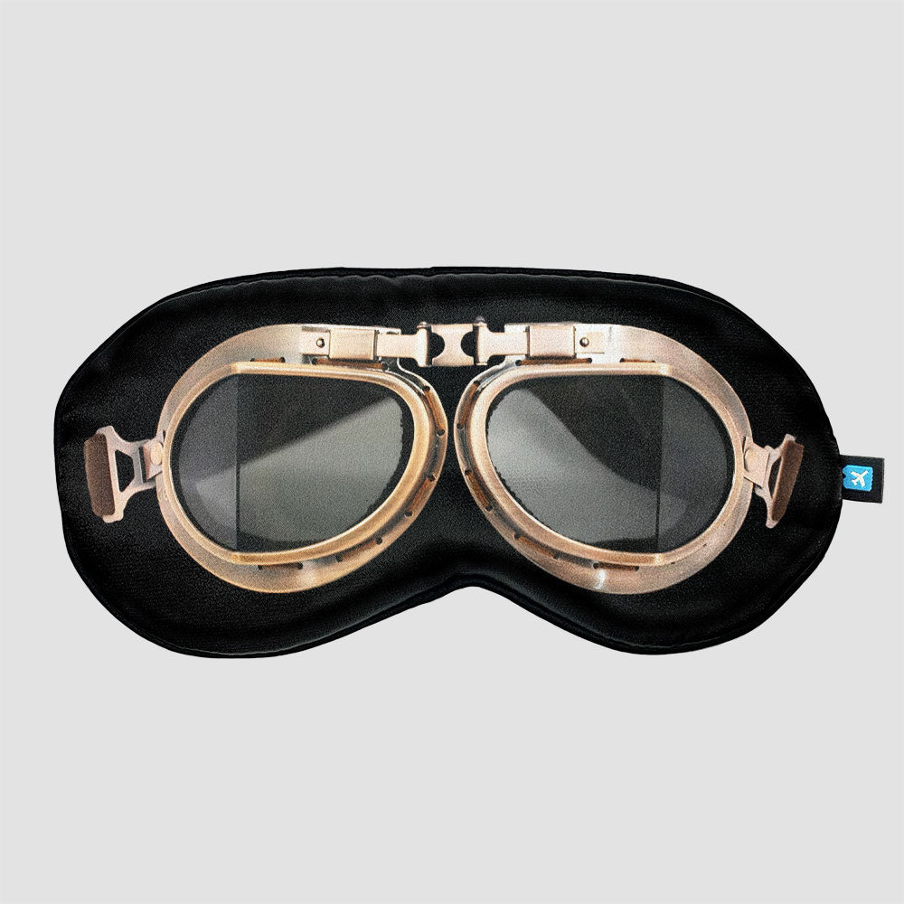 aviator pilot goggles Vintage Aviator Goggles ‑ Sleep Mask
