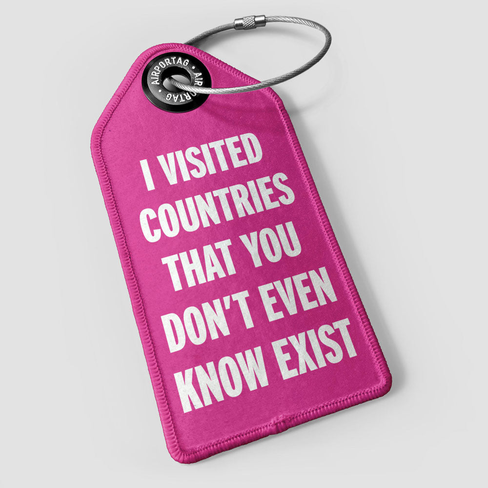 Visited Countries - Luggage Tag