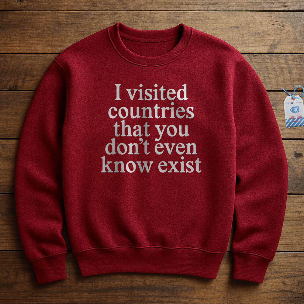 Visited Countries - Sweatshirt