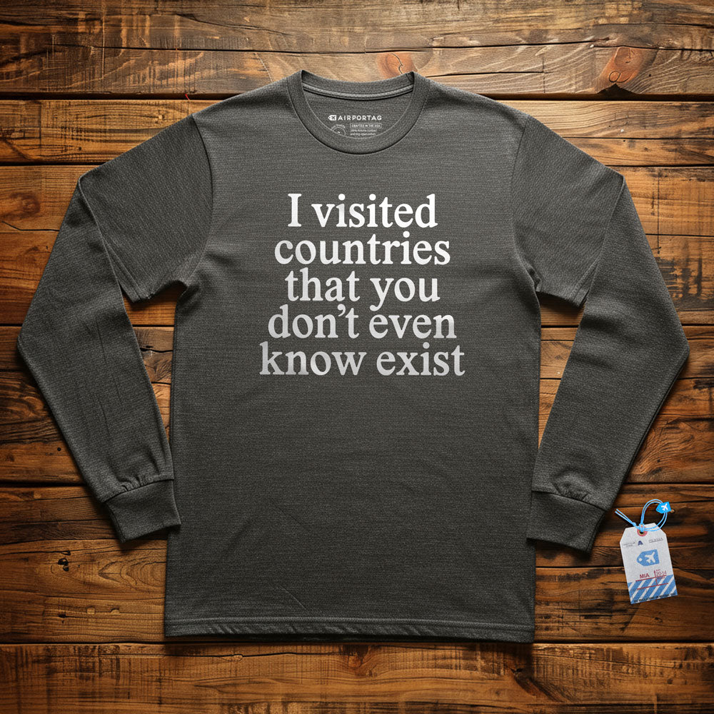 Visited Countries - Long Sleeve T-Shirt