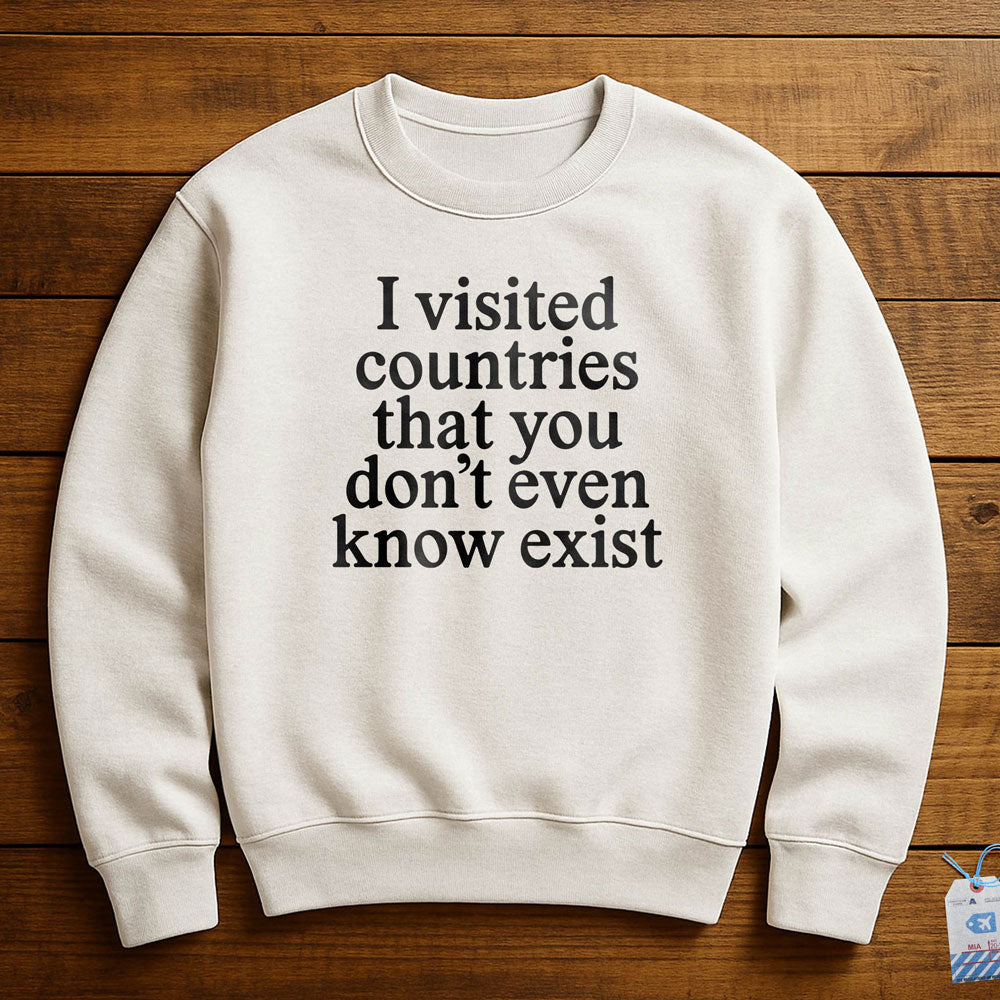 Visited Countries - Sweatshirt