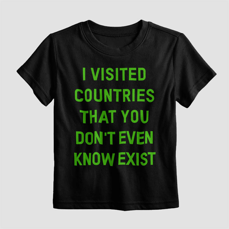 Visited Countries - Kids T-Shirt