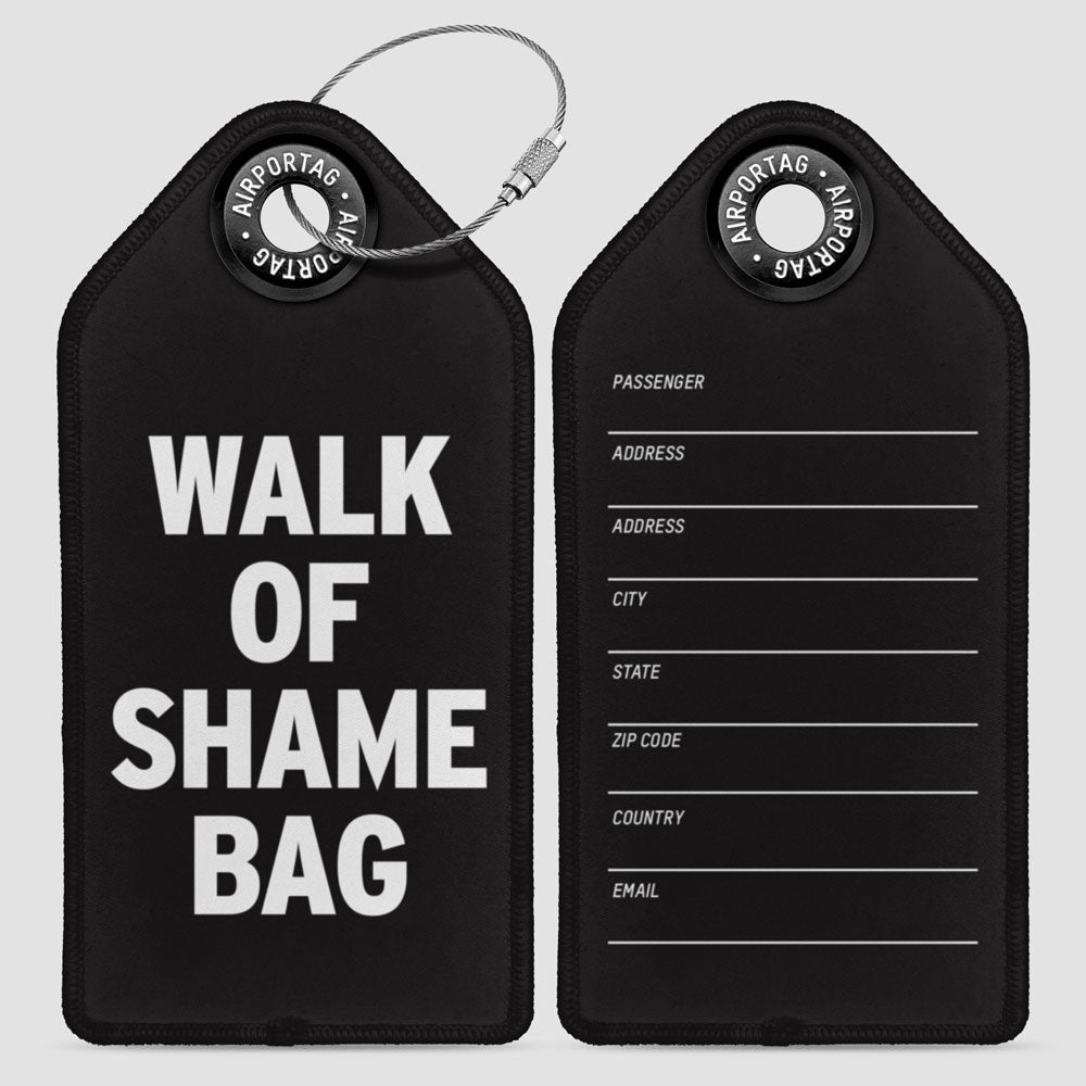 Walk Of Shame Bag - Luggage Tag
