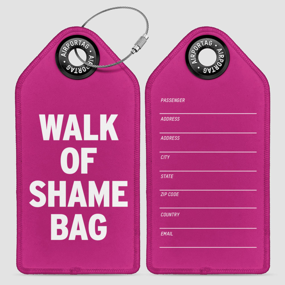 Walk Of Shame Bag - Luggage Tag