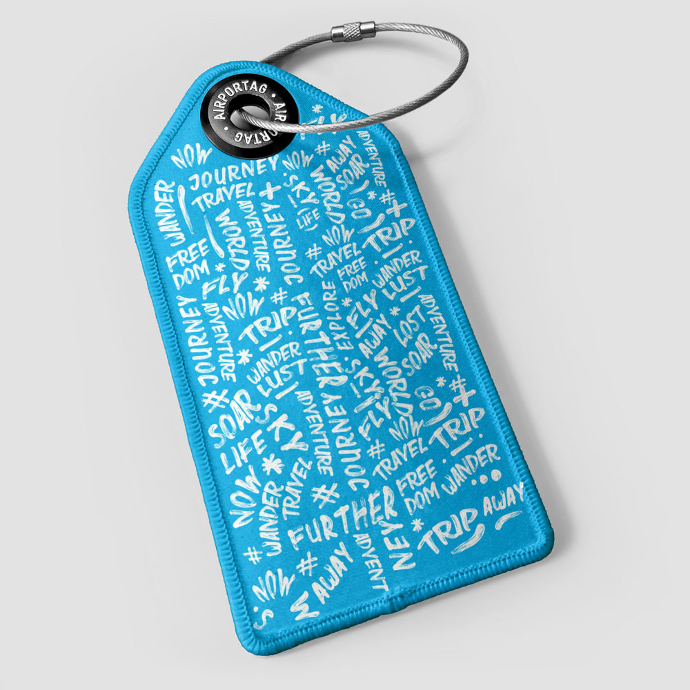 Wanderlust Words - Luggage Tag