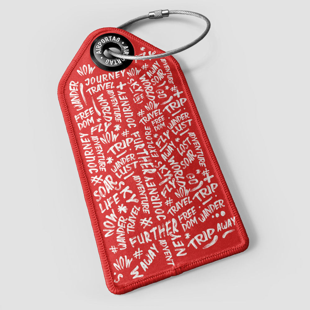 Wanderlust Words - Luggage Tag
