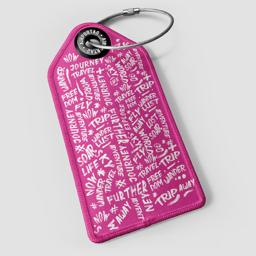 Wanderlust Words - Luggage Tag
