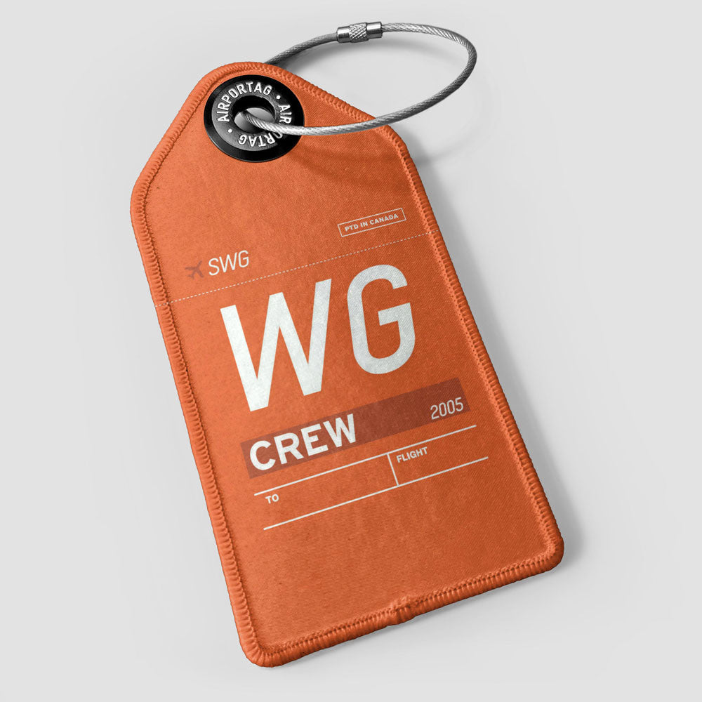 WG - Étiquette de bagage