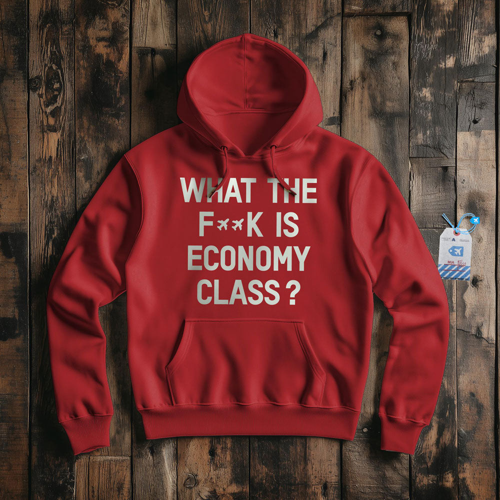 What The F**k Is Economy Class? - Pullover Hoodie