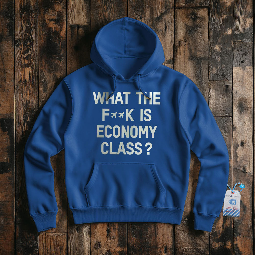 What The F**k Is Economy Class? - Pullover Hoodie