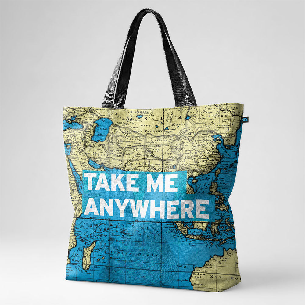 Take Me - World Map - Tote Bag