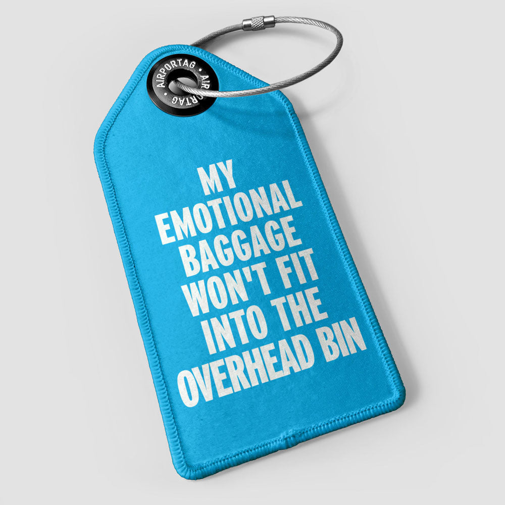 Mon bagage émotionnel ne rentre pas - Étiquette de bagage