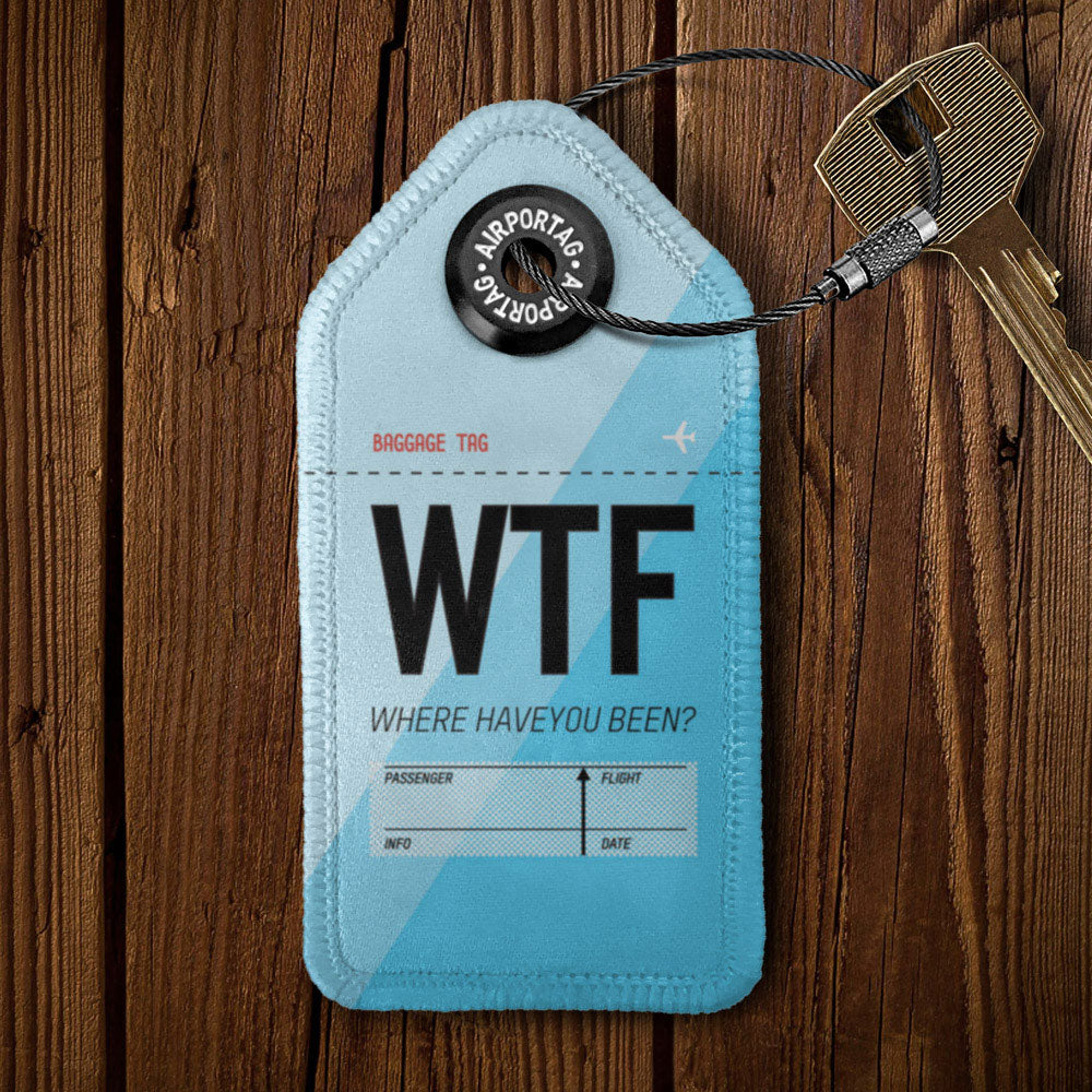 WTF Funny Abbreviation - Keychain