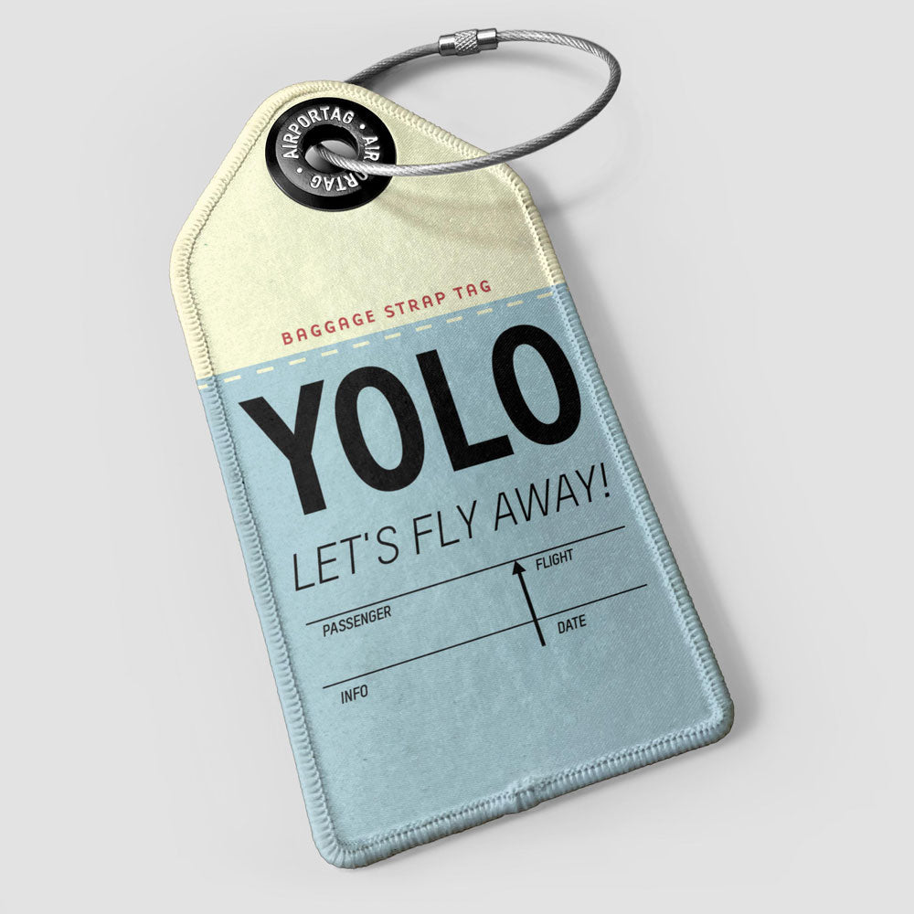 YOLO Abréviation drôle - Étiquette de bagage