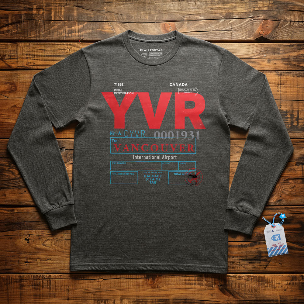YVR Code - Long Sleeve T-Shirt