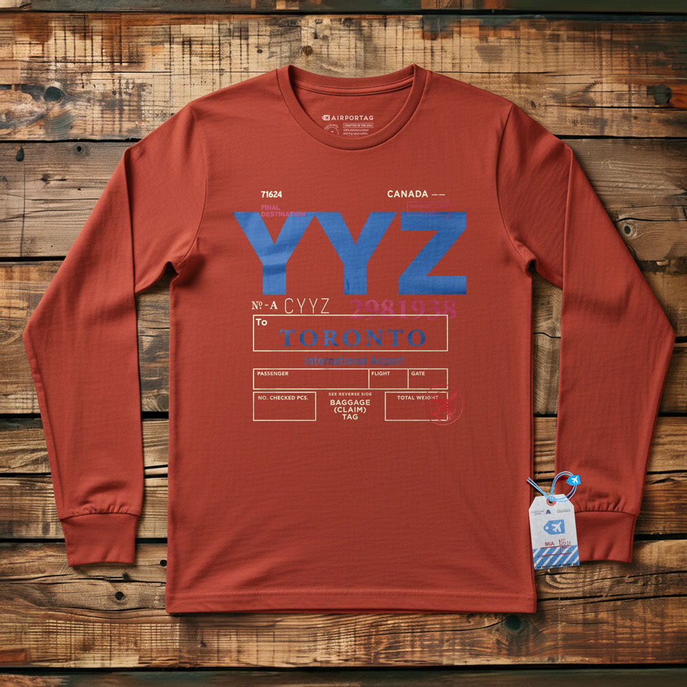YYZ Code - Long Sleeve T-Shirt
