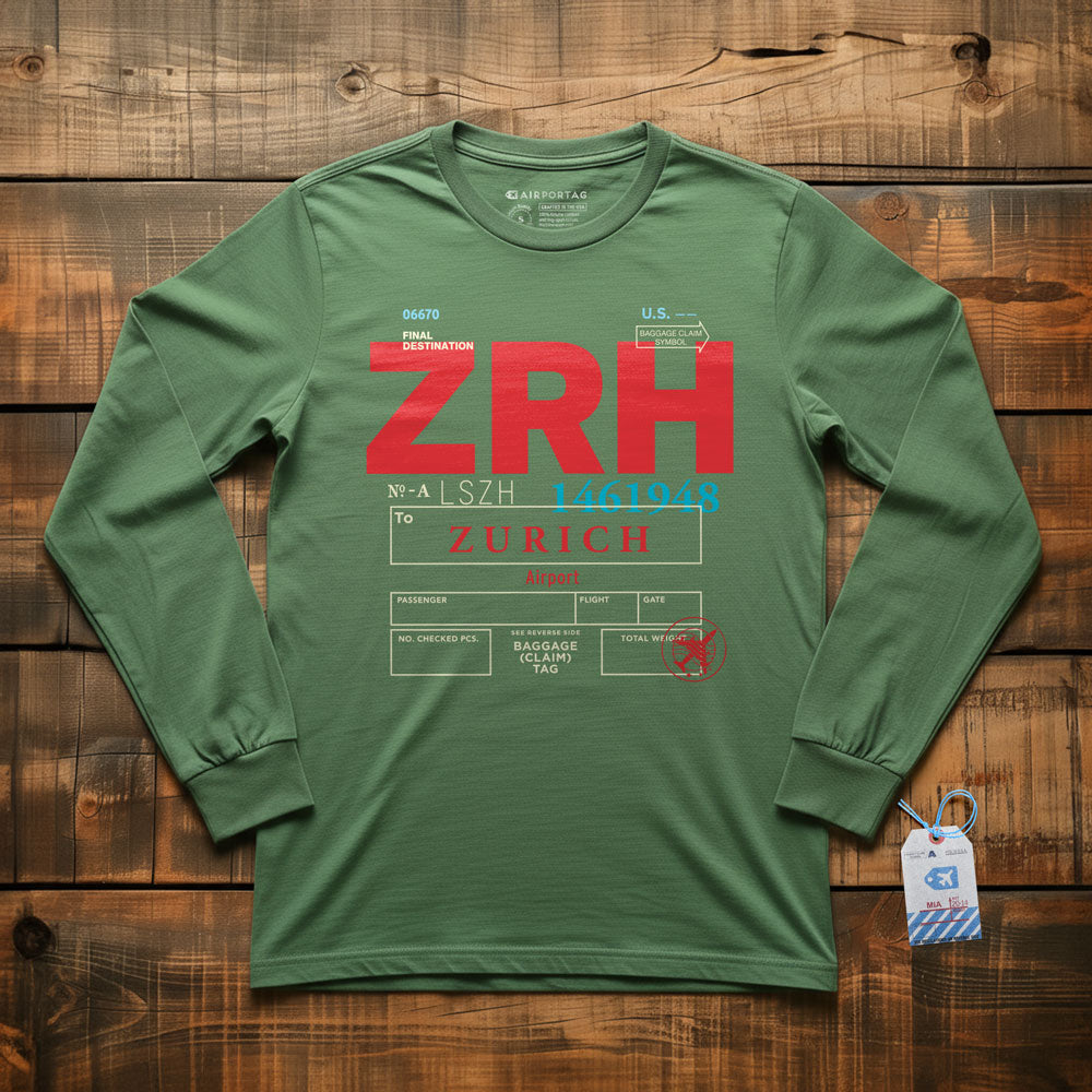ZRH Code - Long Sleeve T-Shirt