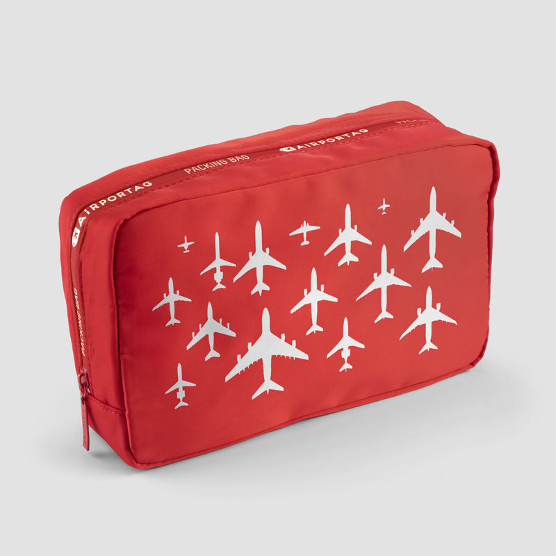 Planes Silhouettes - Packing Bag