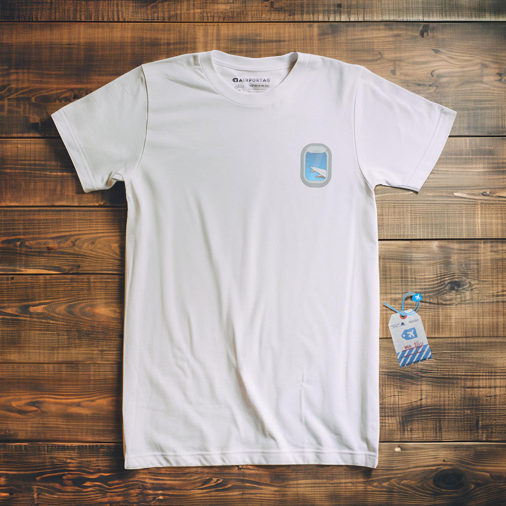Airplane Window Wing Tiny - T-Shirt