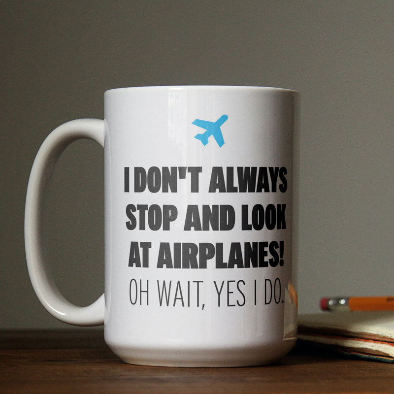 Look at Airplanes - Mug