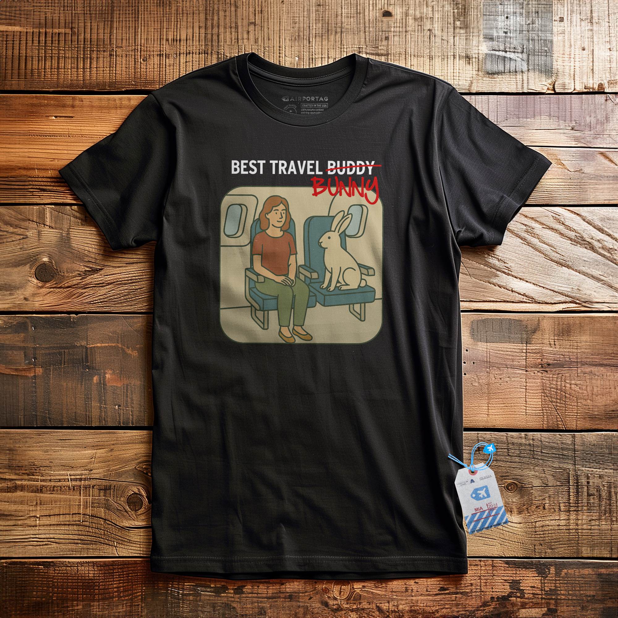 Best Travel Bunny - T-Shirt