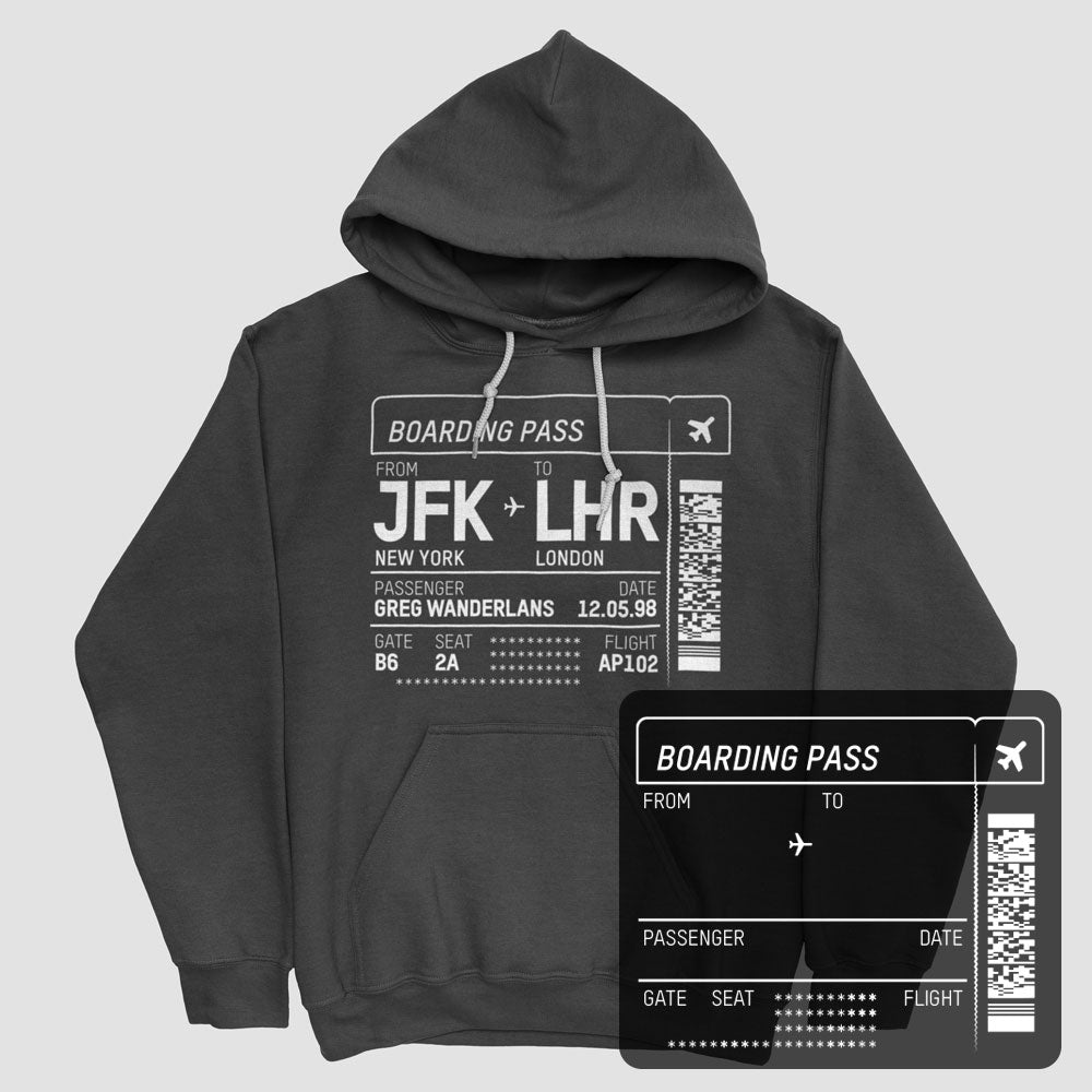 Boarding Pass - Pullover Hoody