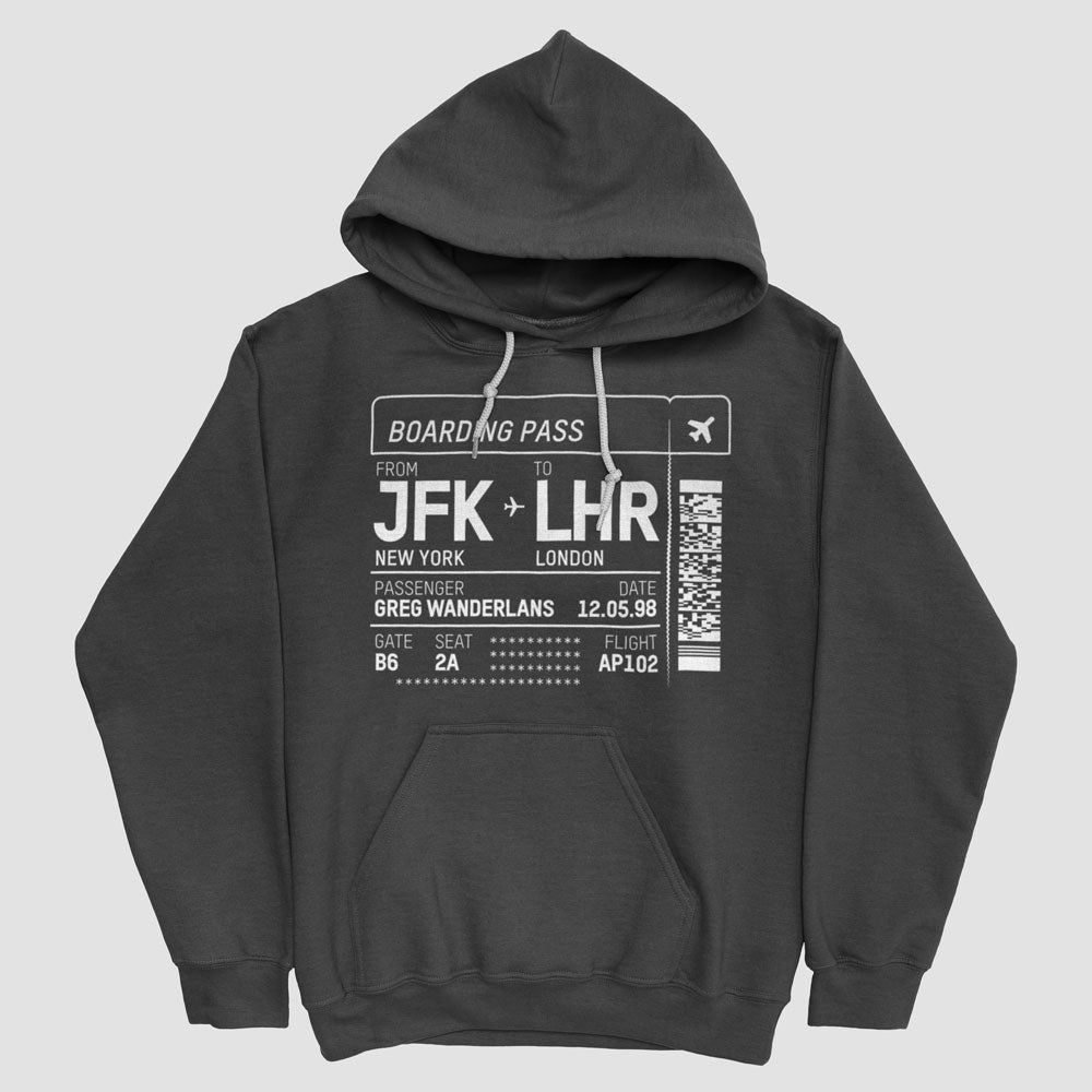 Boarding Pass - Pullover Hoody