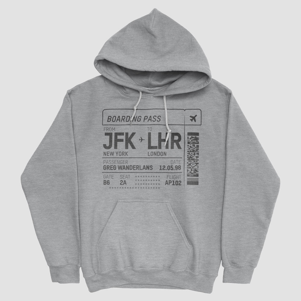 Boarding Pass - Pullover Hoody