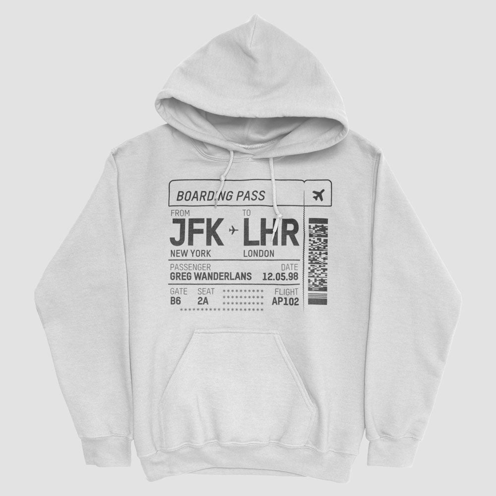 Boarding Pass - Pullover Hoody