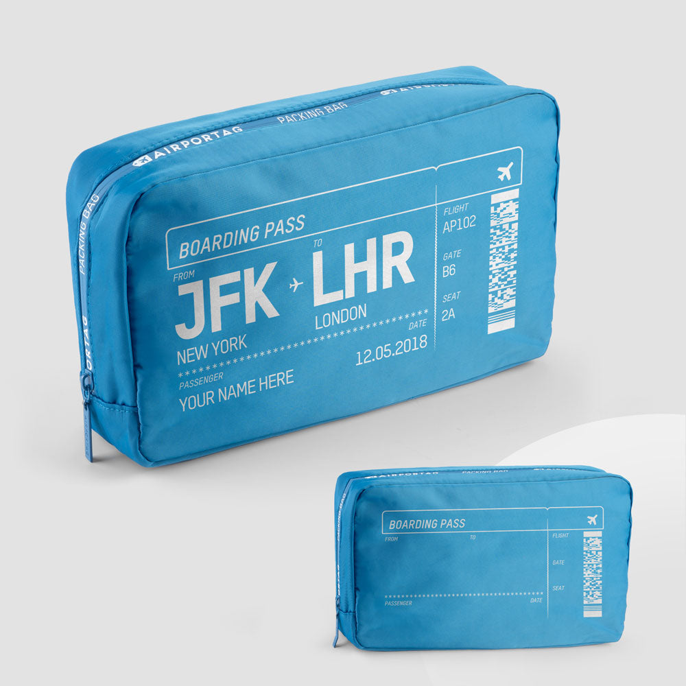 Custom Boarding Pass Packing Bag - Main Image