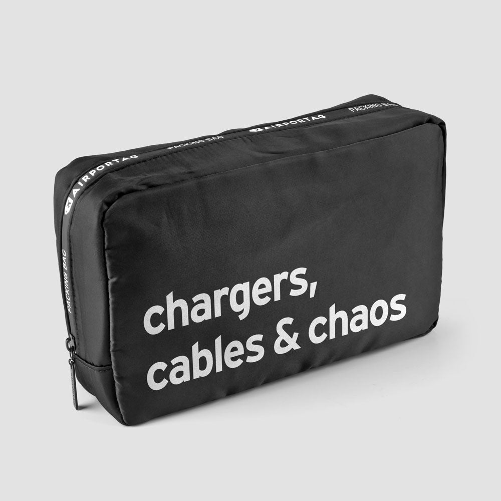 Chargers, Cables & Chaos - Packing Bag