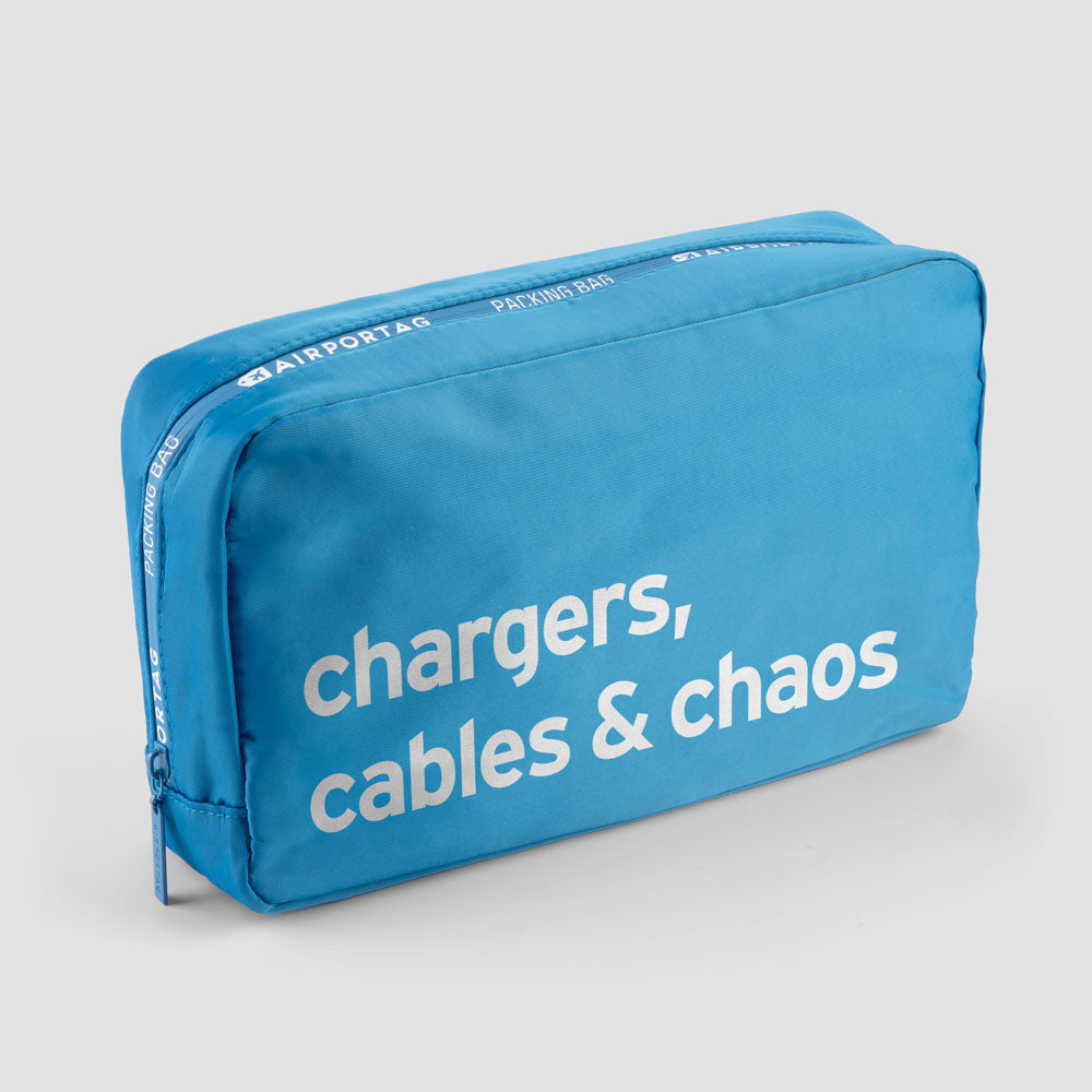 Chargers, Cables & Chaos - Packing Bag