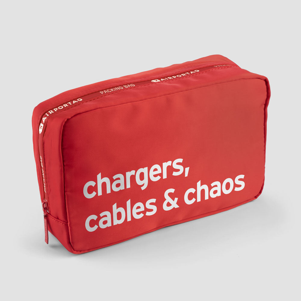 Chargers, Cables & Chaos - Packing Bag