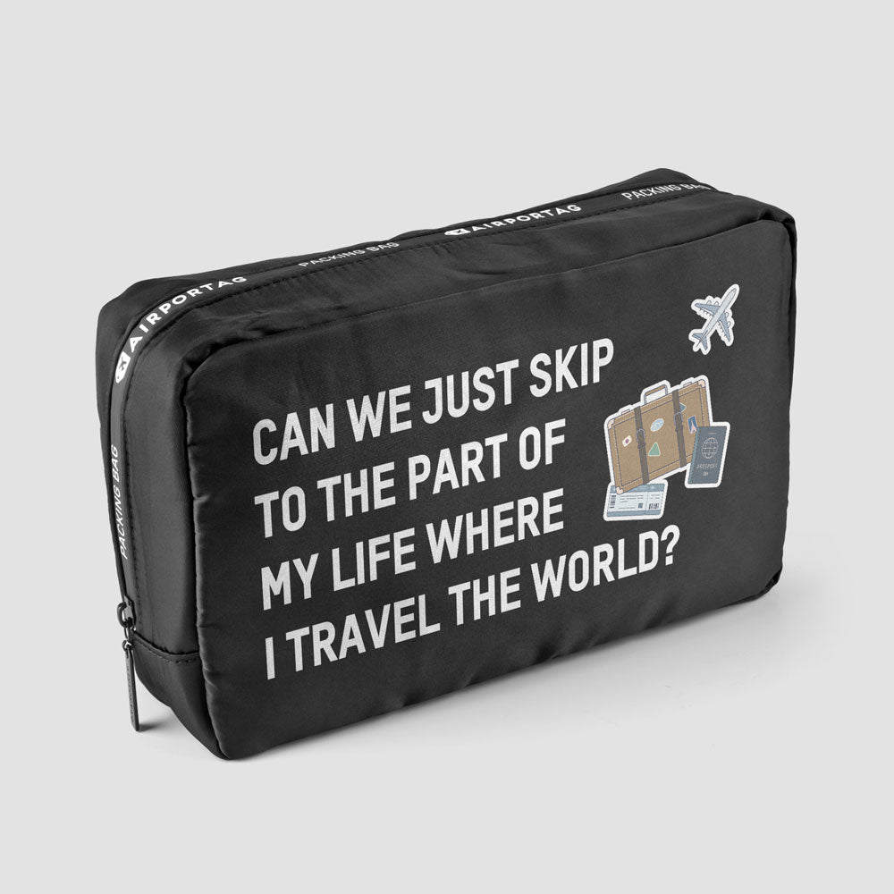 Can We Just Travel The World - Packing Bag