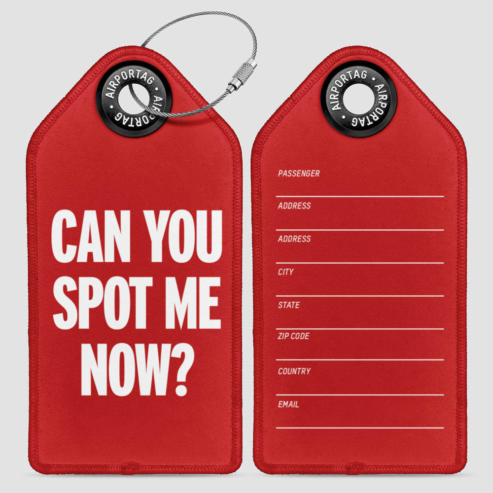 Can You Spot Me Now? - Luggage Tag