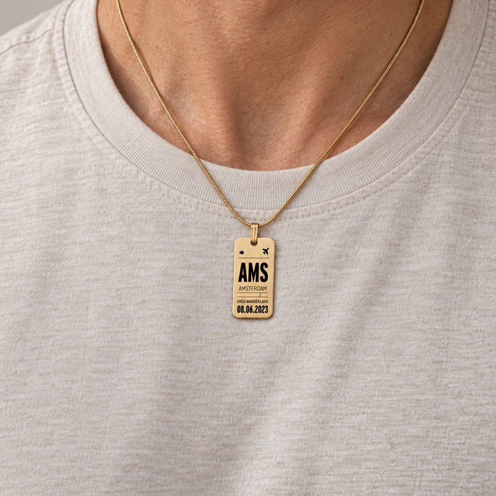 My Travel Code Tag - Charm
