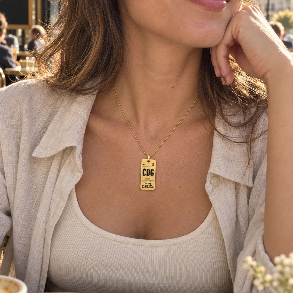 My Travel Code Tag - Charm