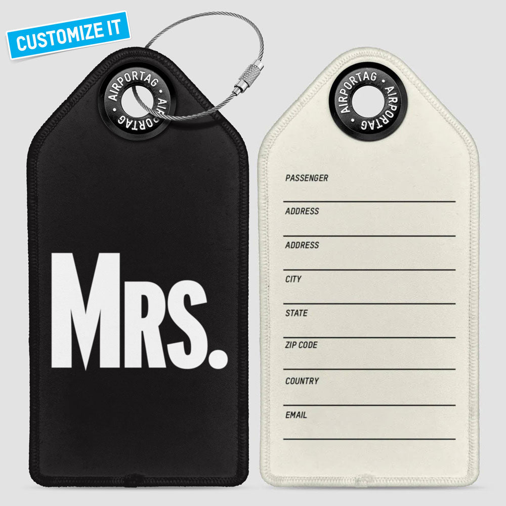 Mrs - Luggage Tag