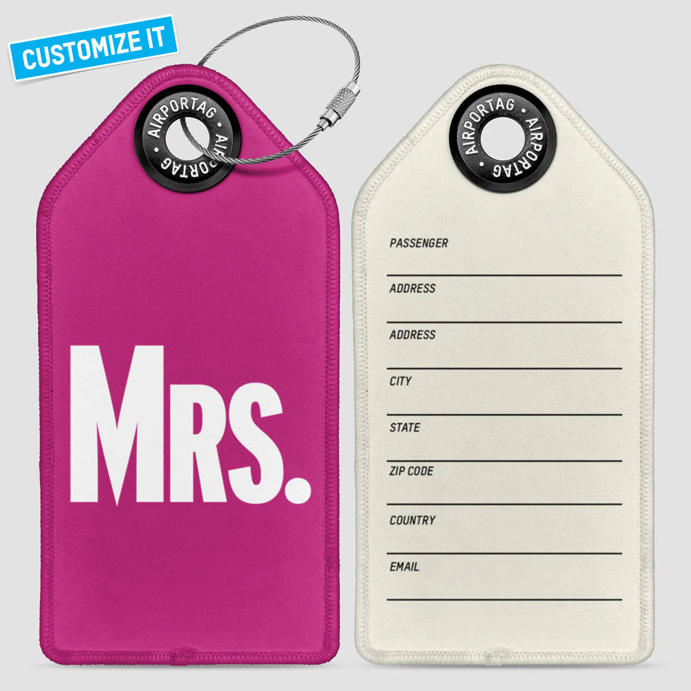 Mrs - Luggage Tag