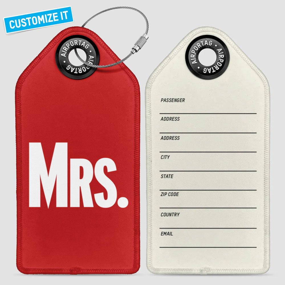 Mrs - Luggage Tag