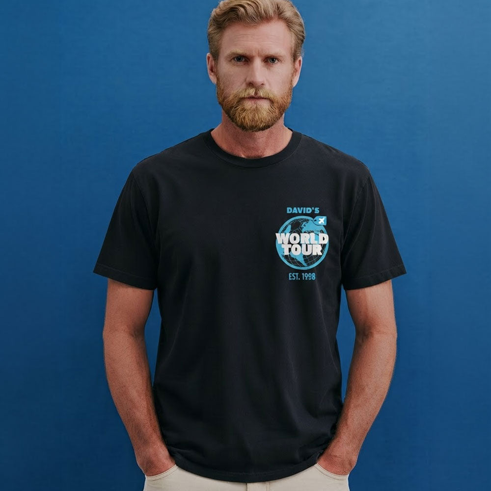 My Custom World Tour Travel - T-Shirt