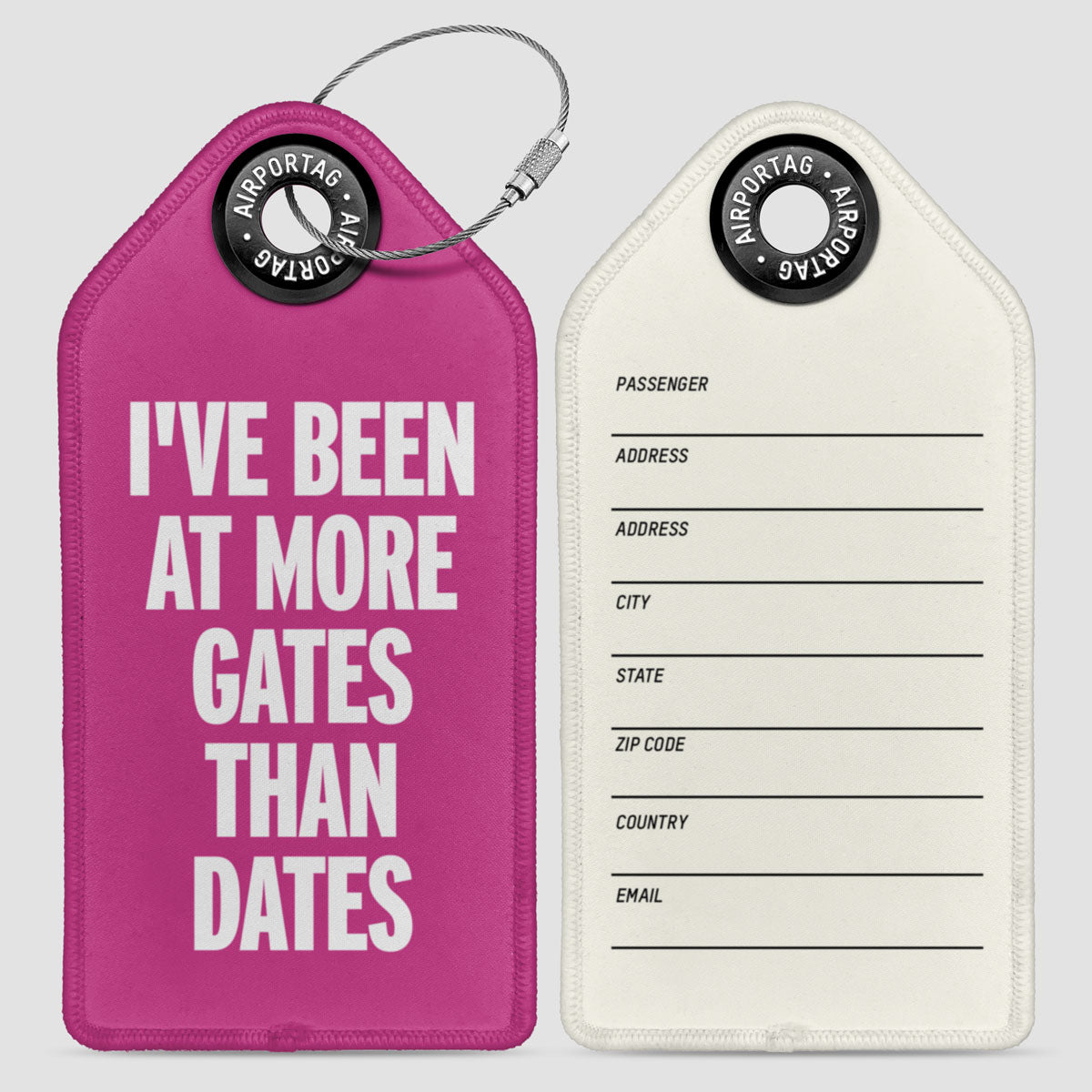 More Gates Than Dates - Luggage Tag
