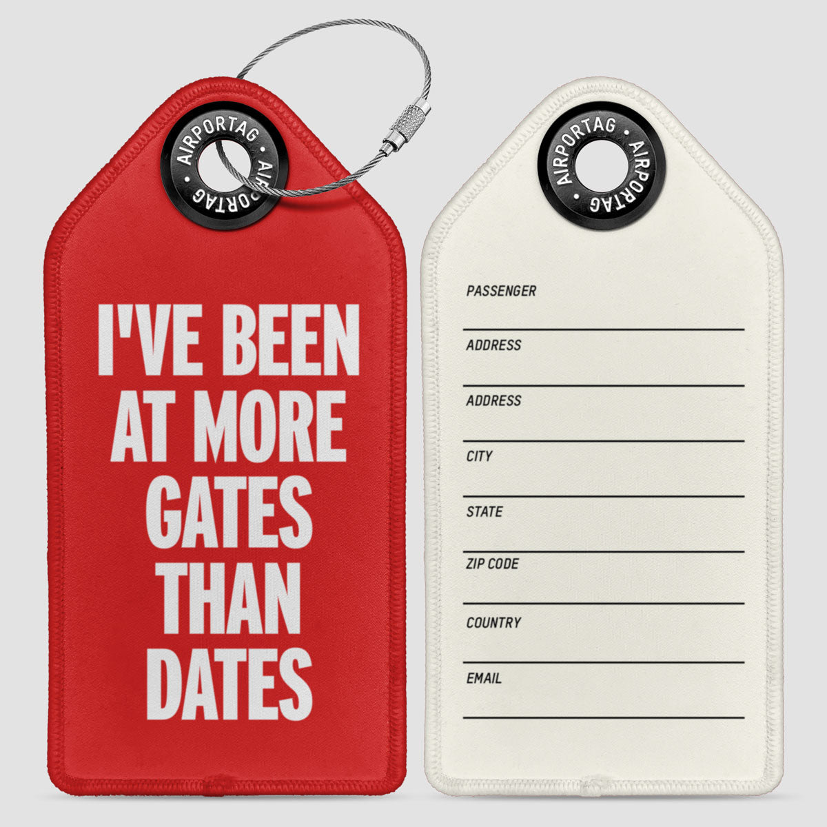 More Gates Than Dates - Luggage Tag
