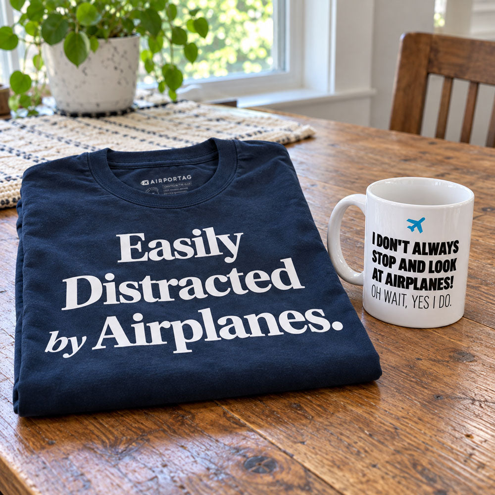 飛行機を見て - マグカップ