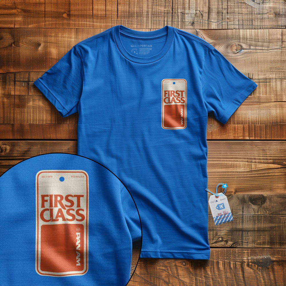 Pan Am First Class Tag - T-Shirt